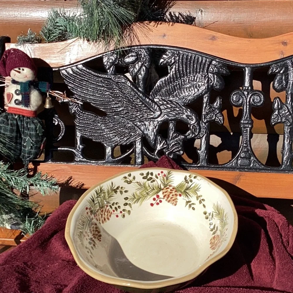 CHRISTMAS TREE Hinged Porcelain Trinket Box 1998 🎄